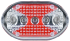Zestaw lamp rowerowych DPM LED/COB SP0503 (5906881209660) - obraz 7