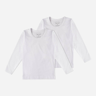 Zestaw koszulek z długim rękawem chłopięcych 2 szt Tup Tup B20400-1000 140 cm Biała (5901845286107) - obraz 1