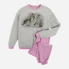 Підліткова піжама для дівчинки Tup Tup P206DZ-7900 158 см Сірі/Рожева (5901845256681) - зображення 1