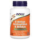 Смесь Пробиотиков 8 Billion Acidophilus & Bifidus - 120 вег.капсул