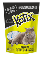 Żwirek dla kotów zbrylajacy Kotix z żelu krzemionkowego 3.8 l (6930095837592) - obraz 1