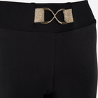Дитячі штани-кльош для дівчинки Tup Tup PIK3400-1010 134 см Чорні (5901845295741) - зображення 3