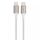 Кабель Proove Dense Metal Type-C to Type-C 60W 1м fast charge white