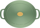 Каструля чавунна овальна Ballarini Bellamonte з кришкою зелена 4.5 л (75003-569-0) - зображення 7