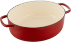 Каструля чавунна овальна Ballarini Bellamonte з кришкою червона 6.5 л (75003-567-0) - зображення 5