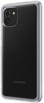 Etui plecki Samsung Soft Clear Cover do Galaxy A03 Black (8806092933958) - obraz 1