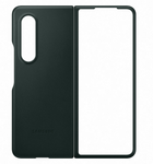 Etui z klapką Samsung Leather Flip Cover do Galaxy Z Fold 3 Green (8806092633025) - obraz 1