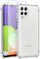 Панель Samsung Soft Clear Cover для Galaxy A22 LTE Transparent (8806092298408) - зображення 1