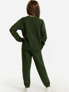Дитячий спортивний костюм (світшот + штани) для дівчинки Tup Tup 101400-5010 116 см Хакі (5907744490553) - зображення 2