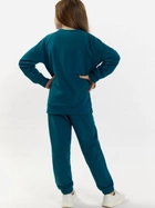 Підлітковий спортивний костюм (світшот + штани) для дівчинки Tup Tup 101402-3210 158 см Бірюзовий (5907744490829) - зображення 2