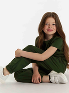 Дитяча футболка для дівчинки Tup Tup 101500-5010 134 см Хакі (5907744499716) - зображення 3