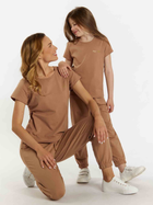 Дитяча футболка для дівчинки Tup Tup 101500-1070 110 см Світло-коричнева (5907744500177) - зображення 4
