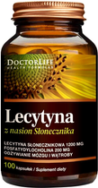 Suplement diety Doctor Life Lecytyna z nasion słonecznika 1200 mg 100 kapsułek (5906874819814)