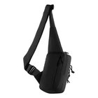 Плечевая тактическая сумка с липучкой, Черная - изображение 6