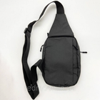 Плечевая тактическая сумка с липучкой, Черная - изображение 15