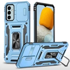 Противоударный чехол Camshield Army Ring для Samsung Galaxy A24 4G Light Blue
