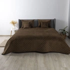 Покрывало ТЕП Velour Ромб круглый Коричневый Полуторное 150х210 см Двустороннее Полиэстер (2000008658508/4-00515_22403)