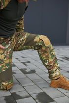 Тактический костюм куртка и брюки с наколенниками Multicam военный костюм мультикам, Multicam комплект с наколенниками M - изображение 5