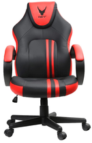 Fotel gamingowy Varr Slide Black-Red (5907595448260) - obraz 1
