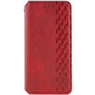 Шкіряний чохол-книжка GETMAN Cubic (PU) для Oppo A78 4G Червоний