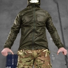 Чоловіча вологостійка Куртка - Дощовик із мембраною олива розмір M - зображення 4