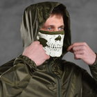 Чоловіча вологостійка Куртка - Дощовик із мембраною олива розмір M - зображення 5
