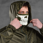 Чоловіча вологостійка Куртка - Дощовик із мембраною олива розмір S - зображення 5