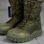 Мужские высокие Ботинки с резиновыми вставками / Берцы Bates Annobon Boots олива размер 45 - изображение 3