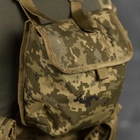 РПС в сборе с рюкзаком / Ременно-плечевая система Attack с сетчатой подкладкой пиксель - изображение 7