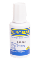 Коректор з пензл. 20 мл. BuroMax BM.1002