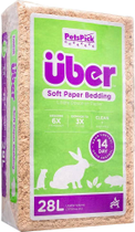 Papierowa ściółka Premier Pet Soft Paper Bedding Nature 28 l (0037461413285) - obraz 1