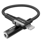 Переходник MFI C1-05 Lightning to 3.5mm aluminum alloy Black Acefast (2000003515844)