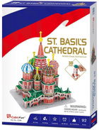 3D Puzzle CubicFun Katedra Św. Wasyla 92 elementy (6944588202392) - obraz 1