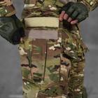 Чоловічий костюм "G3 combat" ріп-стоп убакс + штани з наколінниками мультикам розмір L - зображення 8