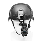 Монокулярный прибор ночного видения на шлем NVG30 Wi-Fi 940nm с креплением на шлем и аккумулятором (Черный) - изображение 5