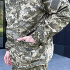 Износостойкая Мужская Куртка "Горка 5" рип стоп с капюшоном и липучками для шевронов пиксель размер 56-58 - изображение 7