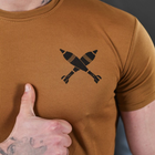 Потовідвідна чоловіча футболка з принтом Bayraktar Coolmax койот розмір XL - зображення 6