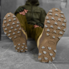 Чоловічі черевики з автоматичною шнурівкою / Кросівки "Combat" койот розмір 42 - зображення 6