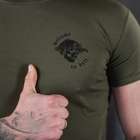 Потовідвідна чоловіча футболка Bayraktar coolmax з принтом "Welcome" олива розмір S - зображення 5