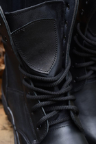 Мужские Летние Берцы Ботинки. Черные. Натуральная кожа. 43р (28,5см) MSLM-1001-43 - изображение 4