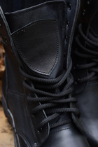 Мужские Летние Берцы Ботинки. Черные. Натуральная кожа. 46р (30,5см) MSLM-1001-46 - изображение 4
