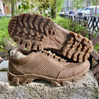 Літні Тактичні кросівки. Койот+Піксель. Натуральна шкіра. 44р (29см) BXLM-1046-44 - зображення 3