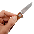 Нож складной SOG Twitch II Wood Handle коричневый - изображение 7