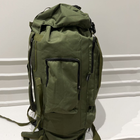 Тактический армейский рюкзак на 70л, большой рейдовый, хаки - изображение 8