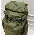 Тактичний армійський рюкзак на 70л, великий рейдовий, хакі - зображення 11