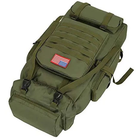 Тактический армейский рюкзак на 70л, большой рейдовый, хаки - изображение 12