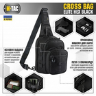 Сумка M-Tac Cross Bag Elite Hex Black - зображення 4