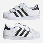 Trampki chłopięce na rzepy Adidas Originals Superstar EF4838 28.5 (11UK) Białe (4062053339724) - obraz 5