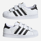 Trampki chłopięce na rzepy Adidas Originals Superstar EF4838 30.5 (12.5UK) Białe (4062053339656) - obraz 5