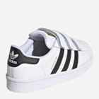 Trampki chłopięce na rzepy Adidas Originals Superstar EF4838 31.5 (13UK) Białe (4062053339694) - obraz 4